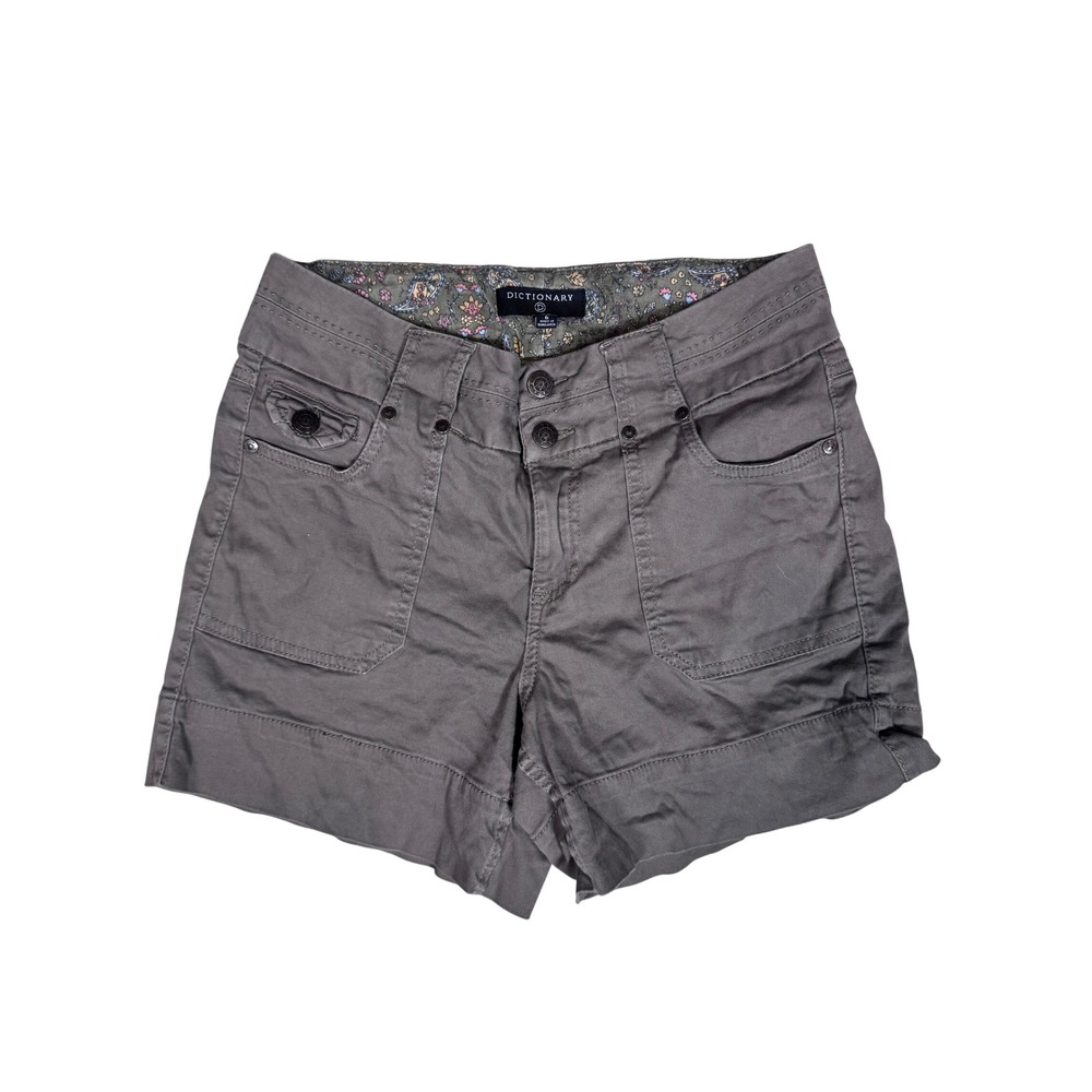 Dictionary Cargo Shorts Gray